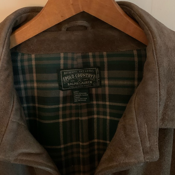Polo Ralph Lauren Suede Leather Jacket, RARE. - Picture 2 of 5